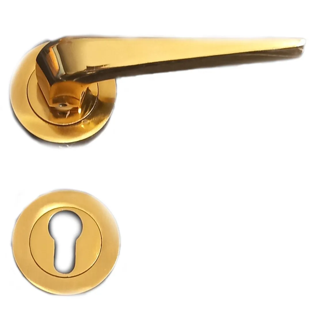 دستگیره رزت کروم گرد طلایی Easy Handle